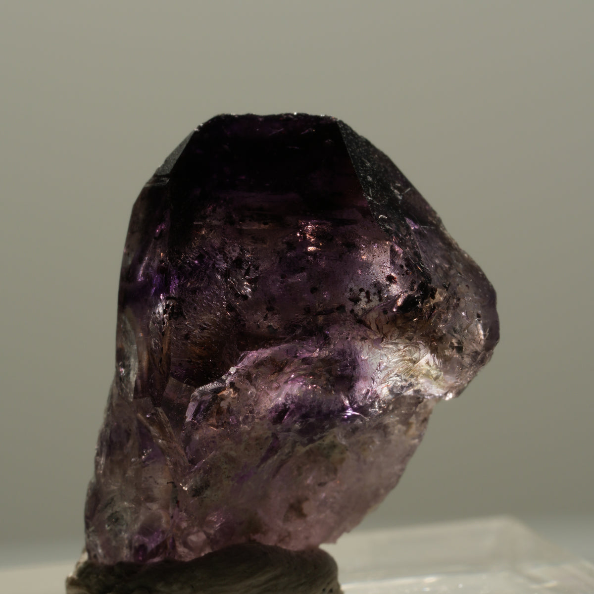 Seltene Skelett Phantom Amethyst Spitze Goboboseb, Namibia 21*15*14mm #14333