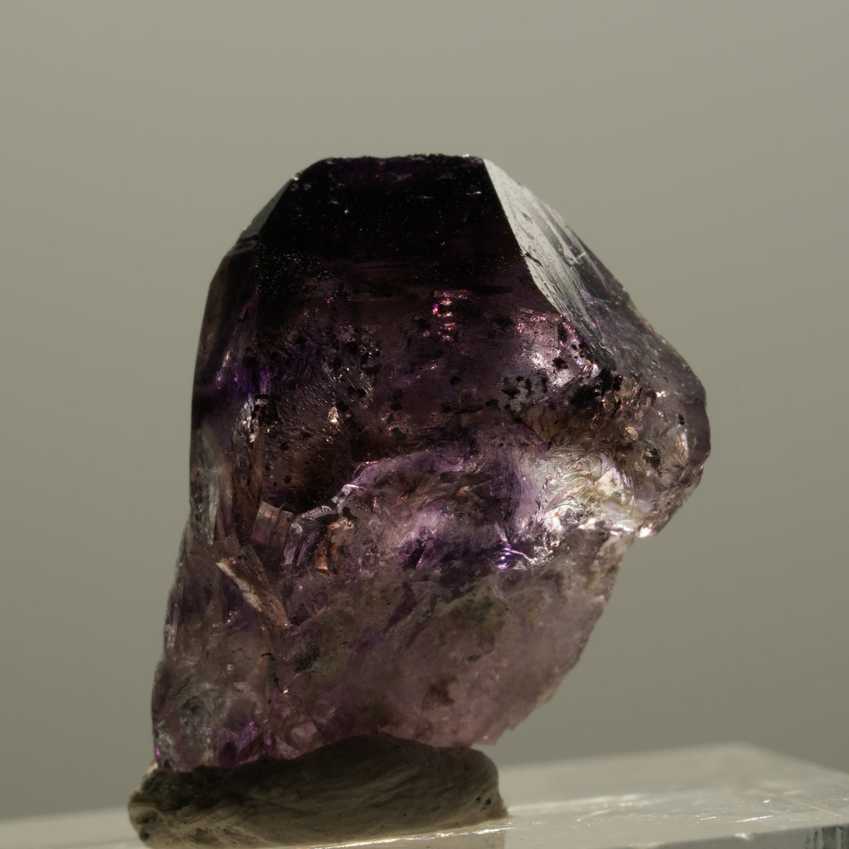 Seltene Skelett Phantom Amethyst Spitze Goboboseb, Namibia 21*15*14mm #14333