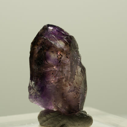 Skelett Phantom Amethyst Doppelender Spitze Brandberg, Namibia 20*12*8mm #14334
