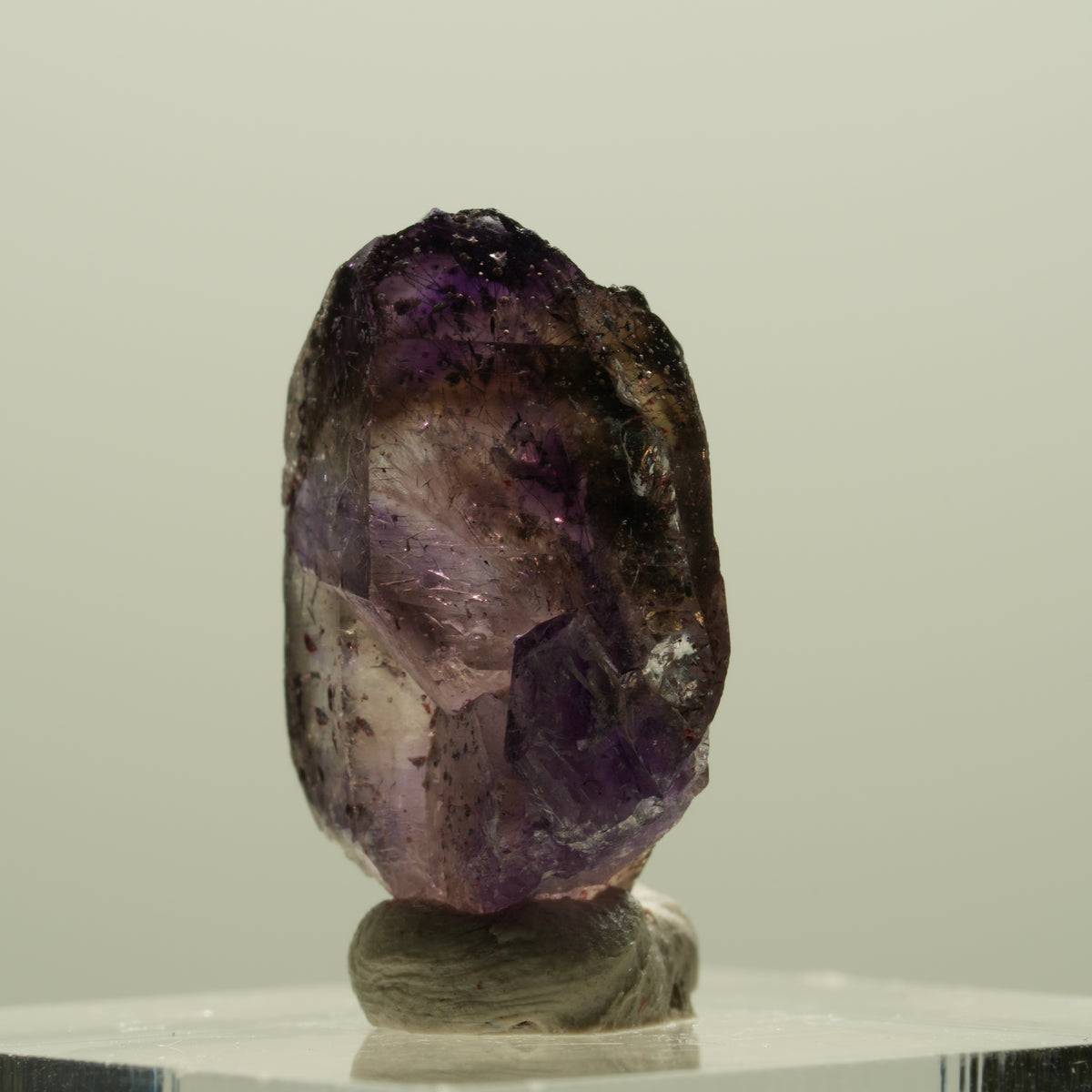 Skelett Phantom Amethyst Doppelender Spitze Brandberg, Namibia 20*12*8mm #14334