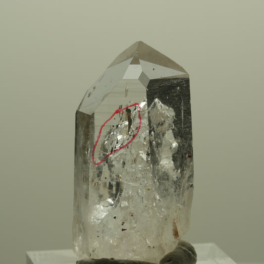 Enhydro Lemurian Harlekin Phantom Amethyst, 1x Blase Streep Mine, Namibia 33*17*11mm #14345