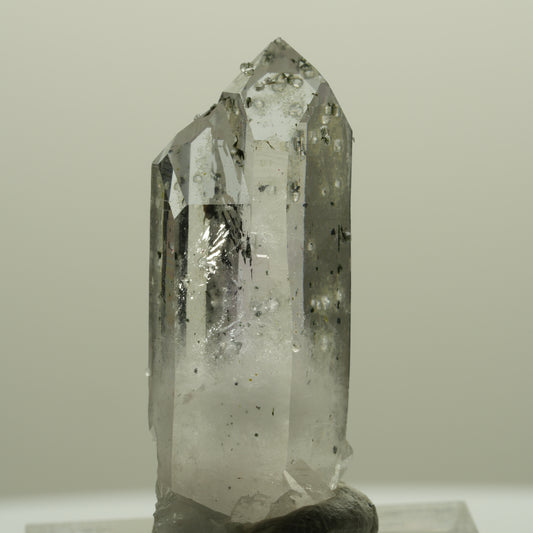 Harlekin Phantom Amethyst mit Analcim Streep Mine, Namibia 35*14*10mm #14353