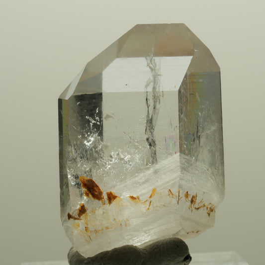 Klare Lemurian Phantom Amethyst Spitze Streep Mine Goboboseb, Namibia 32*22*13mm #14356