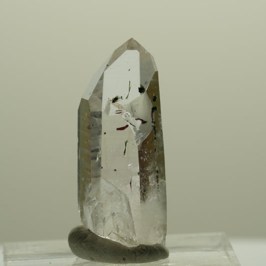 Harlekin Lemurian Phantom Amethyst Spitze Streep Mine, Goboboseb, Namibia 28*13*11mm #14360