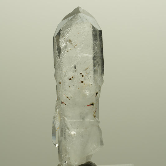 Harlekin Skelett Phantom Quarz Spitze Streep Mine, Goboboseb, Namibia 43*13*7mm #14362