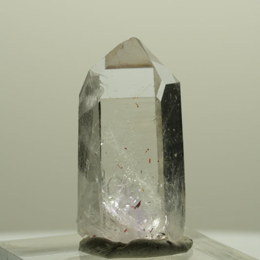 Harlekin Lemurian Phantom Amethyst Spitze Streep Mine, Goboboseb, Namibia 30*16*13mm #14364