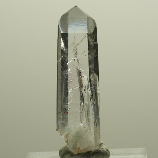 Harlekin Lemurian Phantom Amethyst Spitze Streep Mine, Goboboseb, Namibia 37*10*6mm #14366