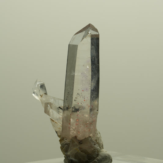 Klare Lemurian Phantom Amethyst Gruppe Streep Mine Goboboseb, Namibia 34*25*18mm #14367
