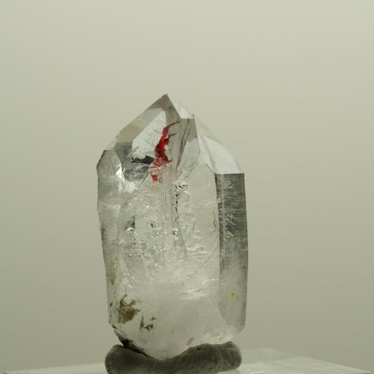 Harlekin Lemurian Phantom Amethyst Spitze Streep Mine, Goboboseb, Namibia 28*15*11mm #14368