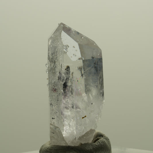 Harlekin Lemurian Phantom Amethyst mit Analcim, Epidot Streep Mine, Namibia 29*12*10mm #14377