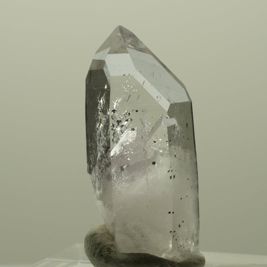 Lemurian Phantom Amethyst mit Hämatit Streep Mine, Goboboseb, Namibia 29*12*10mm #14382