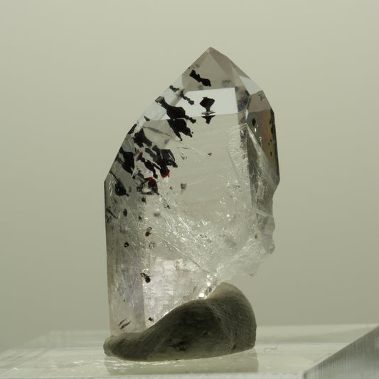 Rare Harlequin Phantom Amethyst Point Streep Mine, Goboboseb, Namibia 24*14*10mm #14390