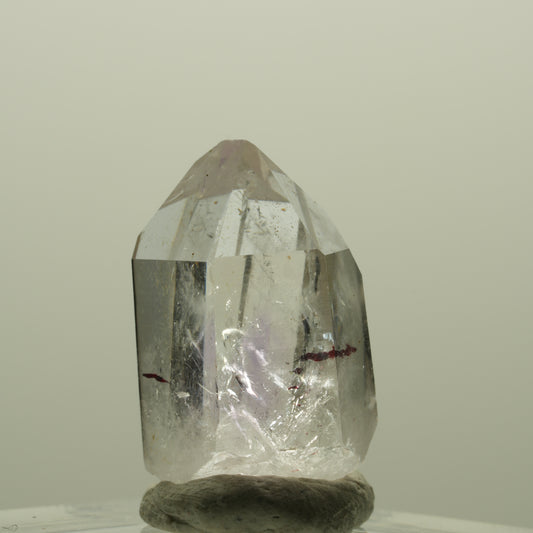 Harlequin Lemurian Phantom Amethyst Point Striped Mine, Goboboseb, Namibia 22*14*11mm #14393