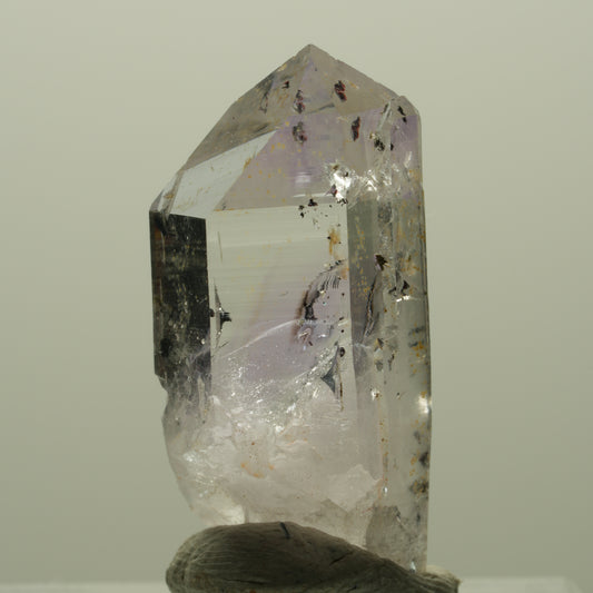 Harlequin Lemurian Phantom Amethyst Point Stripe Mine, Goboboseb, Namibia 28*13*10mm #14401