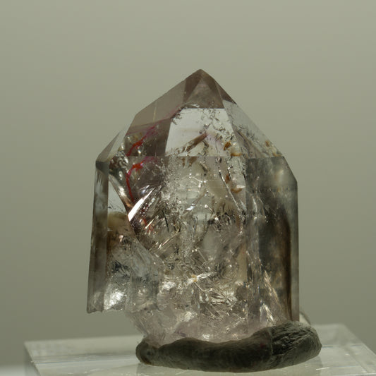 Enhydro Skeleton Phantom Amethyst, 1x Blase Streep Mine, Goboboseb, Namibia 25*19*13mm #14403