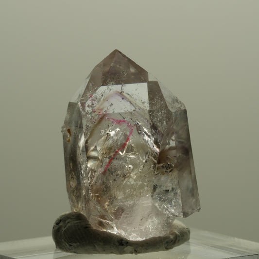 Enhydro Skeleton Phantom Amethyst, 1x Blase Streep Mine, Goboboseb, Namibia 25*19*13mm #14403