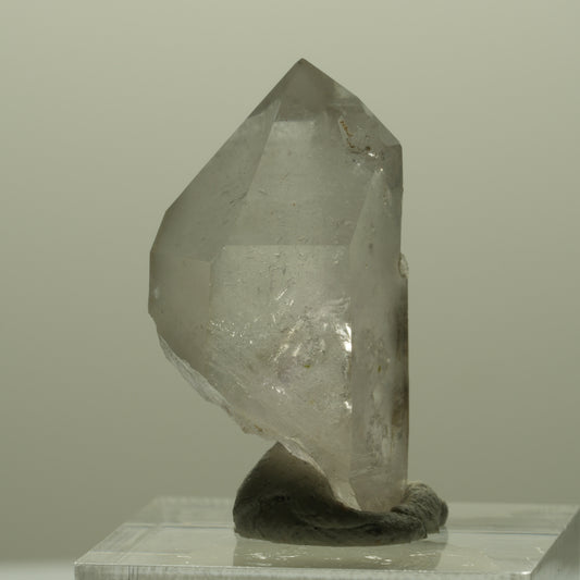 Clear Lemurian Phantom Amethyst Point Streep Mine, Goboboseb, Namibia 32*17*16mm #14409