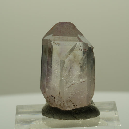 Clear Lemurian Phantom Amethyst Point Streep Mine Goboboseb, Namibia 27*15*11mm #14412