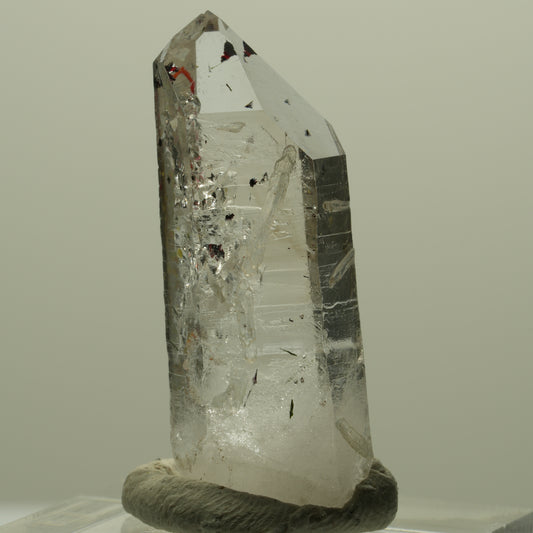 Enhydro Harlequin Skeleton Phantom Smoky Quartz, 1x Bubble Streep Mine, Namibia 34*13*10mm #14423