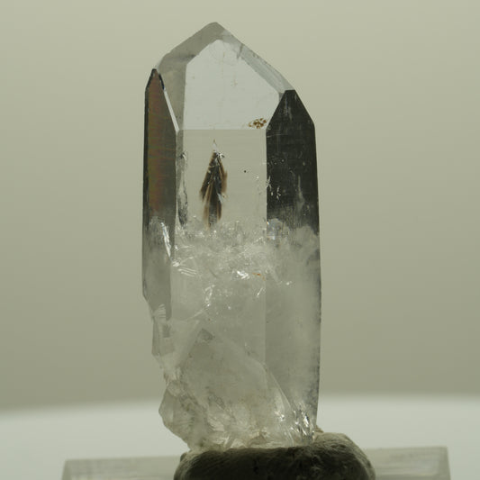 Clear Lemurian Phantom Smoky Quartz Point Streep Mine, Goboboseb, Namibia 35*14*12mm #14424