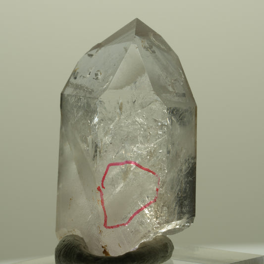 Enhydro Harlekin Skelett Phantom Amethyst, 1x Blase Streep Mine, Namibia 35*20*15mm #14427