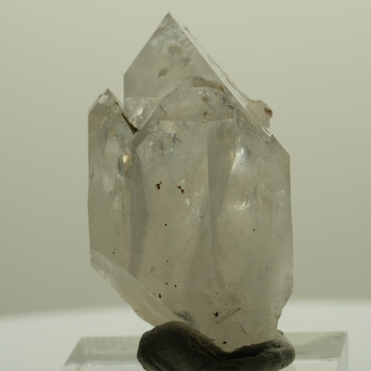 Lemurian Phantom Rauchquarz mit Epidot Streep Mine Goboboseb, Namibia 38*23*23mm #14428