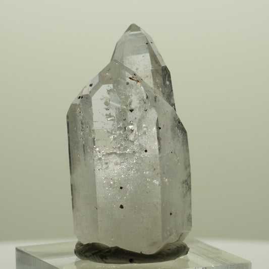 Lemurian Phantom Amethyst mit Analcim, Hämatit Streep Mine, Goboboseb, Namibia 38*21*16mm #14434