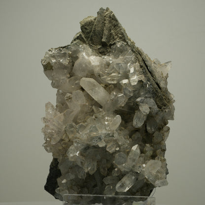 XL Chlorit Quarz, Prehnit, Analcim auf Matrix Stufe Streep Mine, Namibia 134*90*38mm #14489