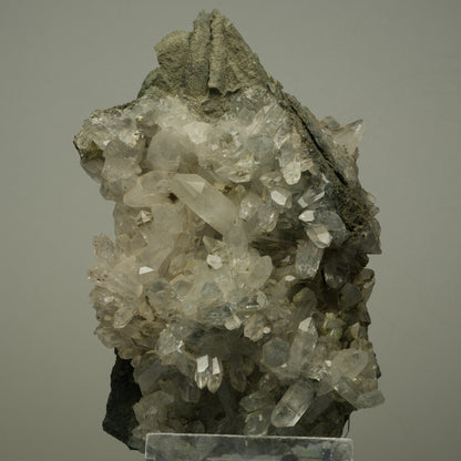 XL Chlorit Quarz, Prehnit, Analcim auf Matrix Stufe Streep Mine, Namibia 134*90*38mm #14489