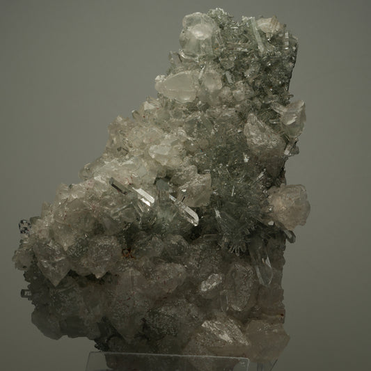 XL Harlekin Starburst Quarz, Calcit, Analcim auf Matrix Streep Mine, Namibia 144*107*67mm #14490