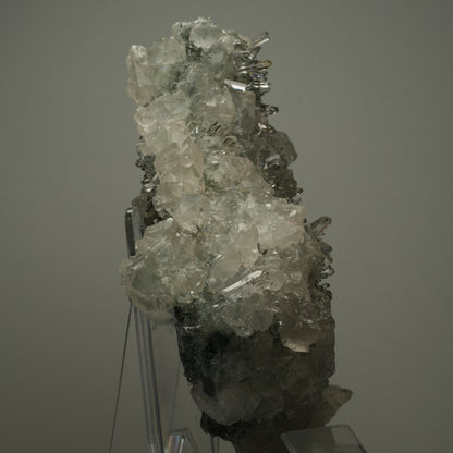 XL Harlekin Starburst Quarz, Calcit, Analcim auf Matrix Streep Mine, Namibia 144*107*67mm #14490