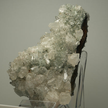 XL Harlekin Starburst Quarz, Calcit, Analcim auf Matrix Streep Mine, Namibia 144*107*67mm #14490