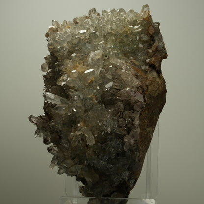 XL Harlekin Starburst Quarz mit Analcim auf Matrix Streep Mine, Namibia 140*87*58mm #14495