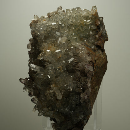 XL Harlekin Starburst Quarz mit Analcim auf Matrix Streep Mine, Namibia 140*87*58mm #14495