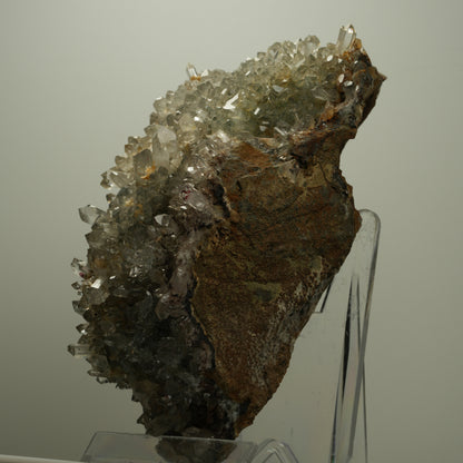 XL Harlekin Starburst Quarz mit Analcim auf Matrix Streep Mine, Namibia 140*87*58mm #14495