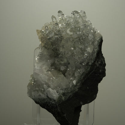 XL Starburst Quarz, Calcit, Analcim, Prehnit auf Matrix Streep Mine, Namibia 94*58*70mm #14496