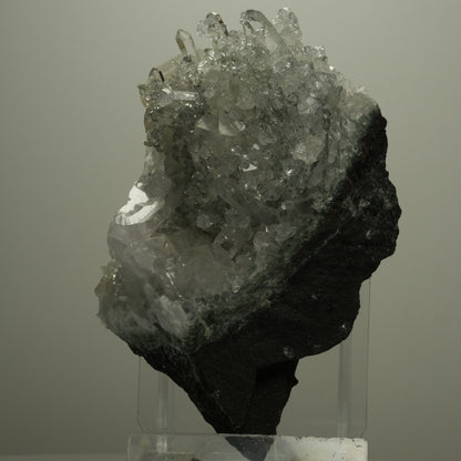 XL Starburst Quarz, Calcit, Analcim, Prehnit auf Matrix Streep Mine, Namibia 94*58*70mm #14496