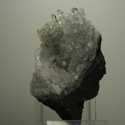 XL Starburst Quarz, Calcit, Analcim, Prehnit auf Matrix Streep Mine, Namibia 94*58*70mm #14496