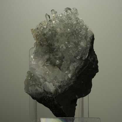 XL Starburst Quarz, Calcit, Analcim, Prehnit auf Matrix Streep Mine, Namibia 94*58*70mm #14496
