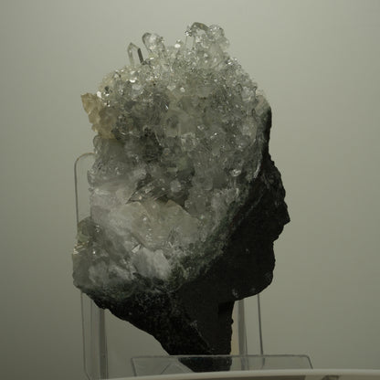 XL Starburst Quarz, Calcit, Analcim, Prehnit auf Matrix Streep Mine, Namibia 94*58*70mm #14496