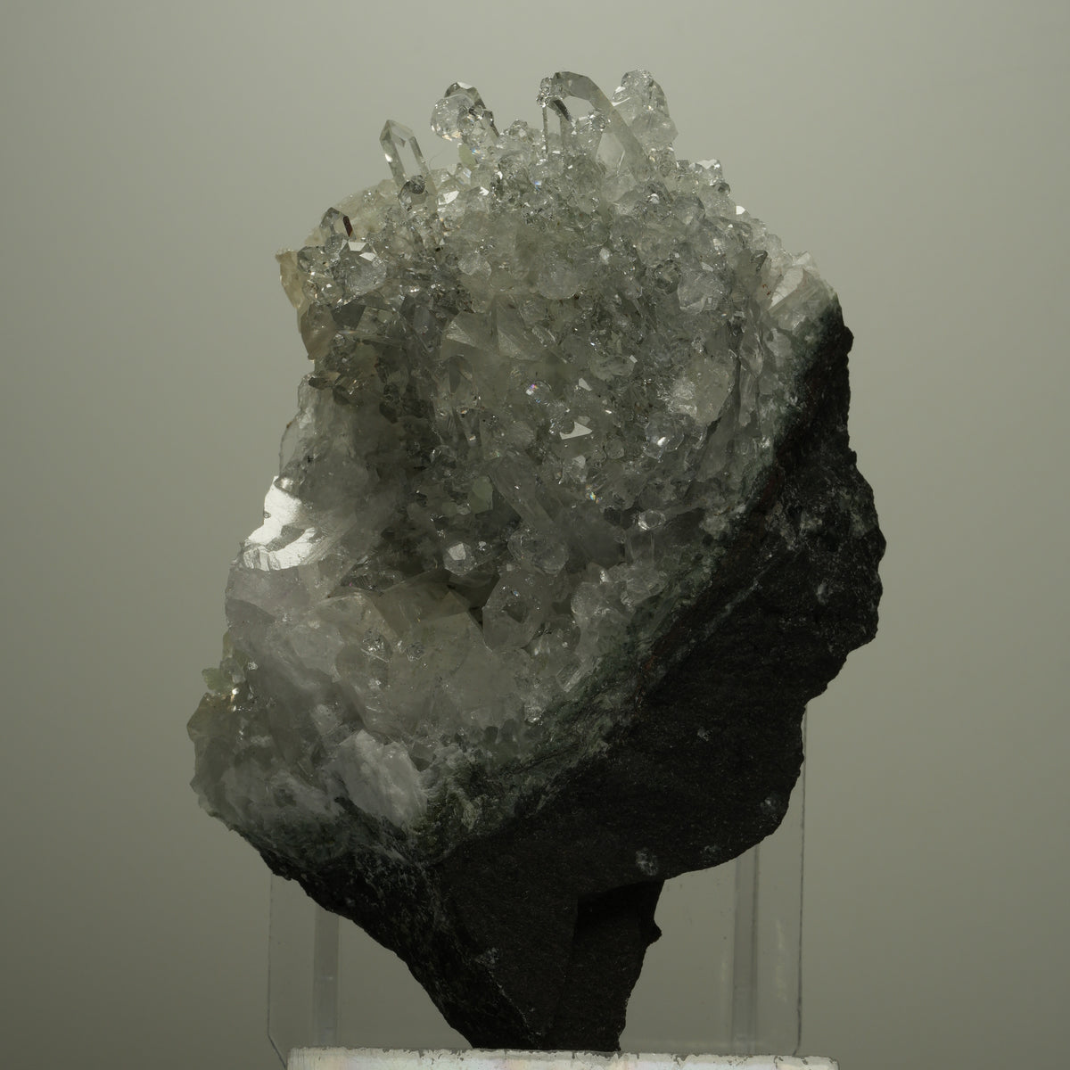 XL Starburst Quarz, Calcit, Analcim, Prehnit auf Matrix Streep Mine, Namibia 94*58*70mm #14496