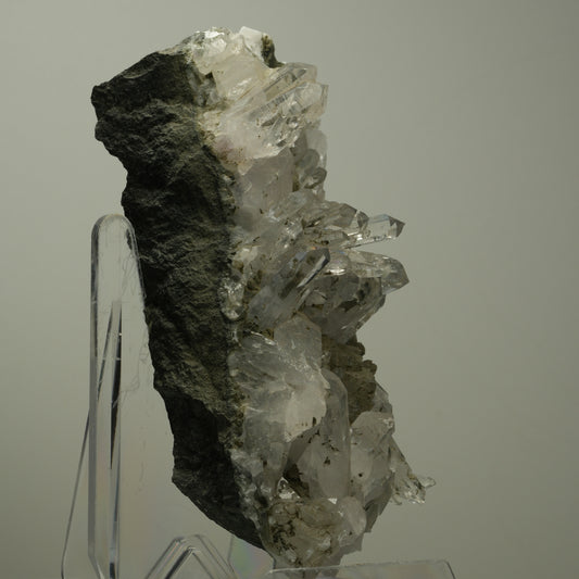 XL Starburst Quarz, Calcit, Epidot auf Matrix Streep Mine, Namibia 130*51*46mm #14499