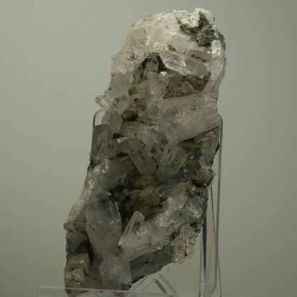 XL Starburst Quarz, Calcit, Epidot auf Matrix Streep Mine, Namibia 130*51*46mm #14499