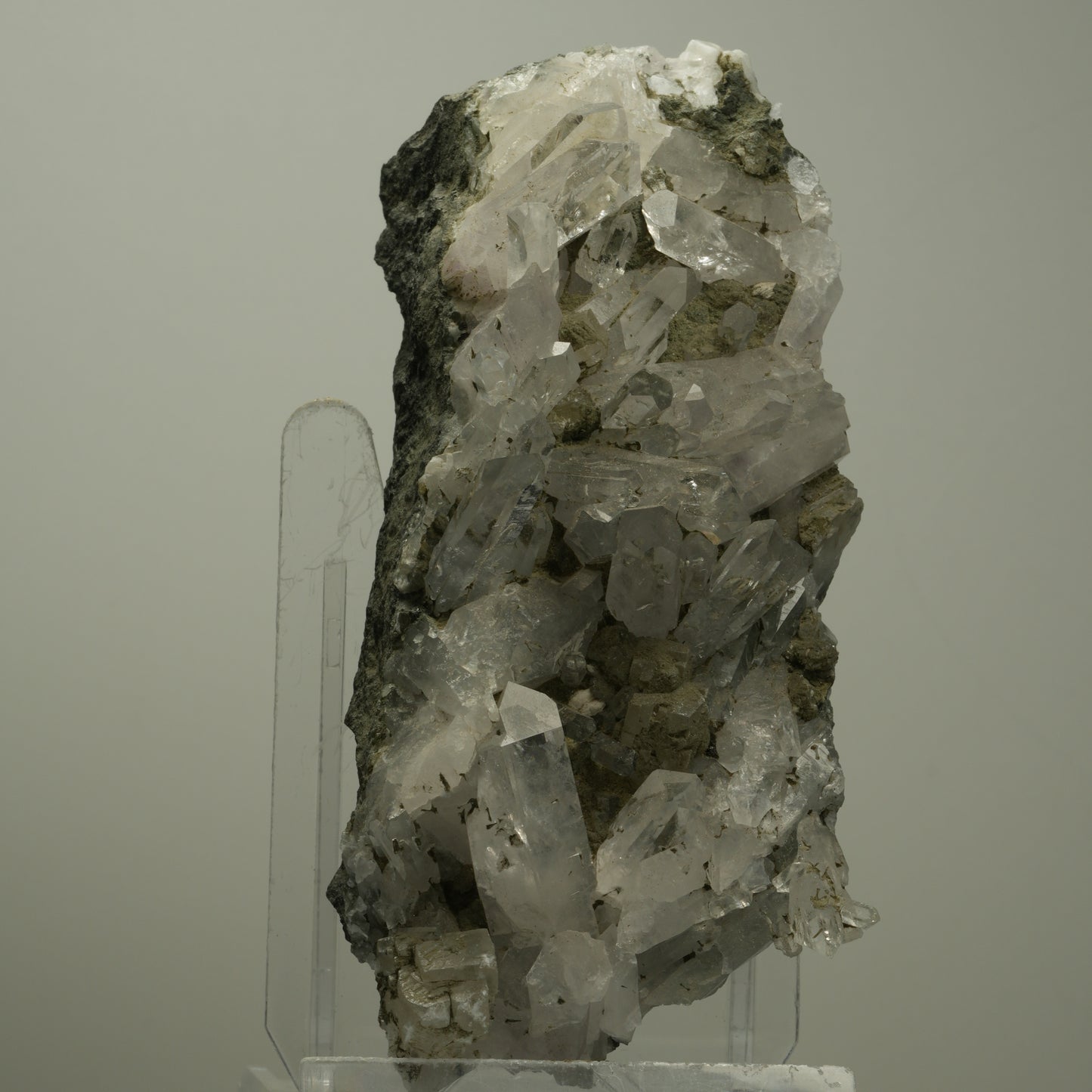 XL Starburst Quarz, Calcit, Epidot auf Matrix Streep Mine, Namibia 130*51*46mm #14499