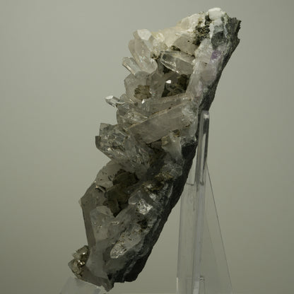 XL Starburst Quarz, Calcit, Epidot auf Matrix Streep Mine, Namibia 130*51*46mm #14499