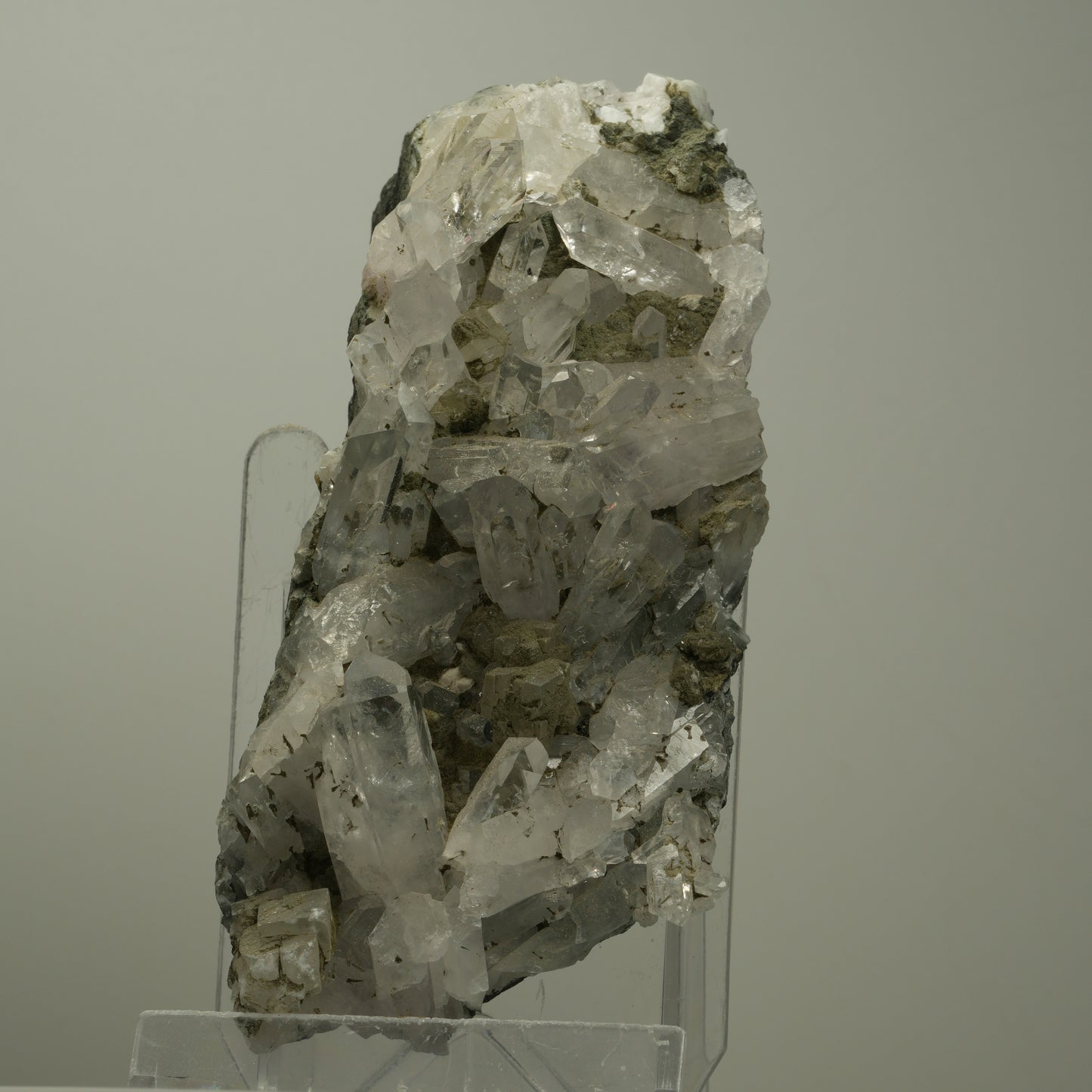 XL Starburst Quarz, Calcit, Epidot auf Matrix Streep Mine, Namibia 130*51*46mm #14499