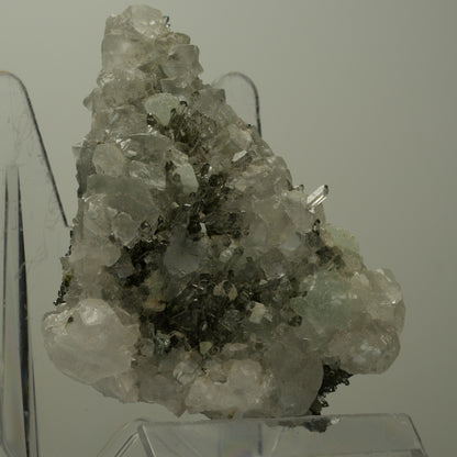 Starburst Quarz, Calcit, Prehnit, Epidot auf Matrix Streep Mine Namibia 79*70*49mm #14502
