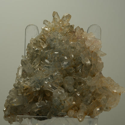 XL Harlekin Starburst Quarz mit Analcim, Stilbit auf Matrix Streep Mine Namibia 95*93*25mm #14503