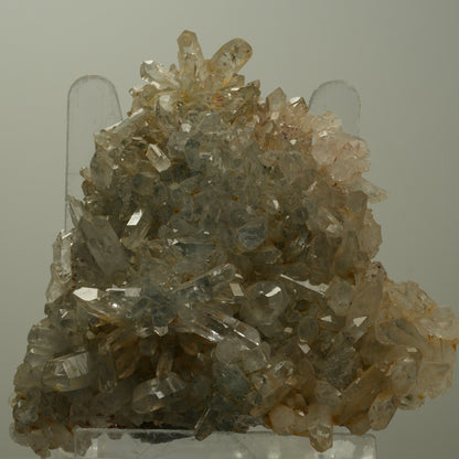 XL Harlekin Starburst Quarz mit Analcim, Stilbit auf Matrix Streep Mine Namibia 95*93*25mm #14503