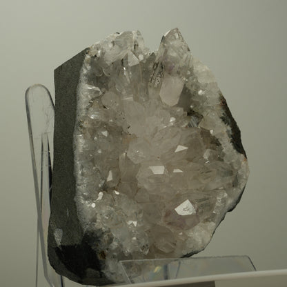 XL Starburst Phantom Amethyst, Calcit, Hämatit auf Matrix Streep Mine Namibia 96*72*41mm #14505